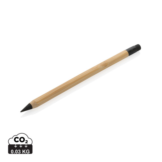 Bambusová nekonečná tužka s gumou