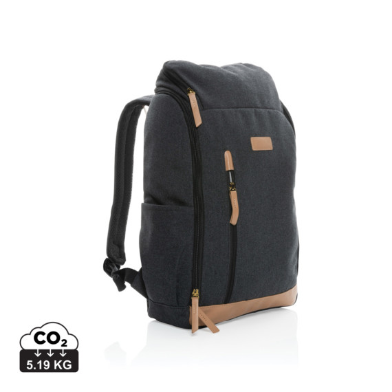 Batoh na 15" notebook Impact z 16 oz. recykl. canvas AWARE™