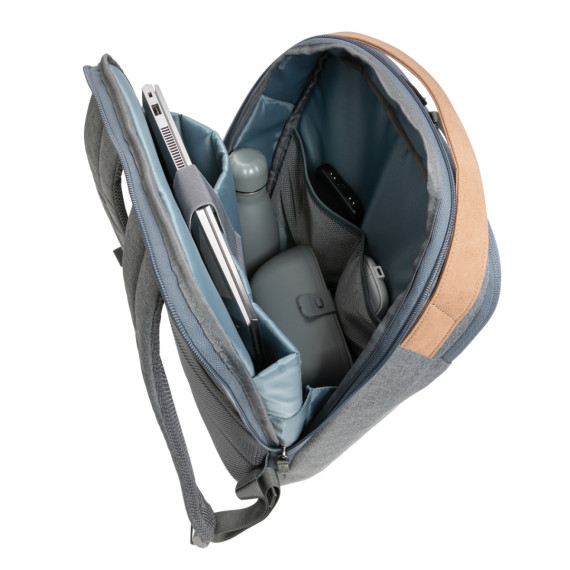 Dvoutónový batoh na 15.6" notebook Impact z 300D RPET AWARE™