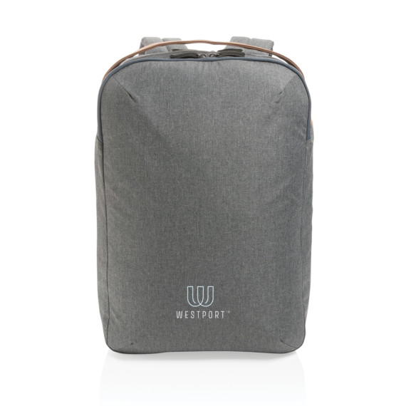 Dvoutónový batoh na 15.6" notebook Impact z 300D RPET AWARE™