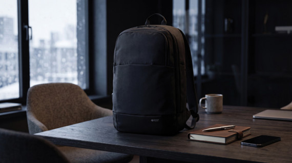 Moderní batoh na 15.6" notebook Swiss Peak z RPET AWARE™