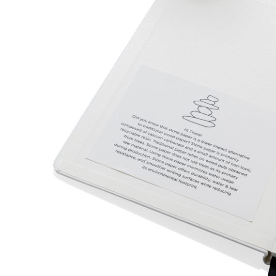 Kamenný zápisník s kraftovým obalem A5 Craftstone