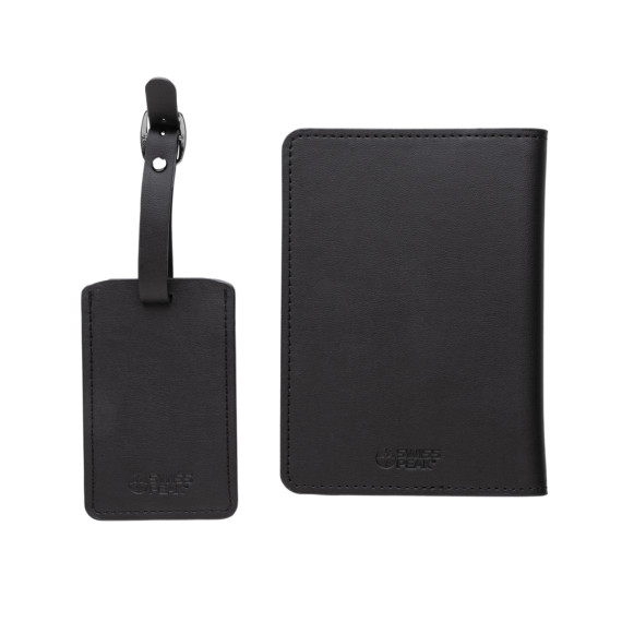 Cestovní dárková sada Swiss Peak z GRS recykl. PU