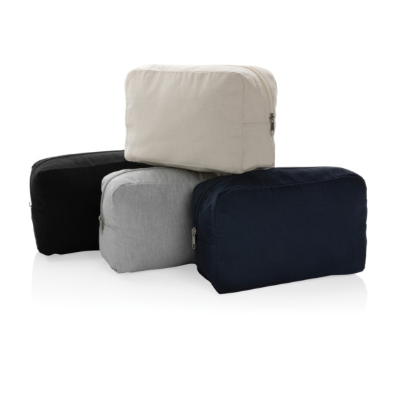 Nebarvená toaletní taška Impact z 285g recykl. canvas AWARE™