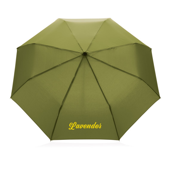 20,5" bambusový deštník Impact ze 190T pongee RPET AWARE™