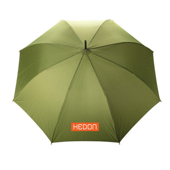 27" bambusový auto-open deštník Impact ze 190T RPET AWARE™