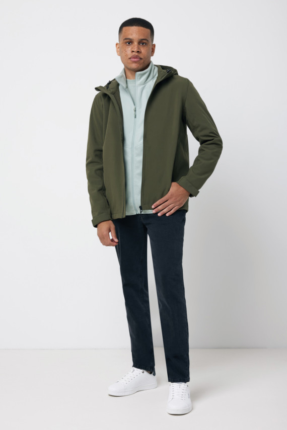 Pánská soft shell bunda IQONIQ Makalu z recykl. polyesteru