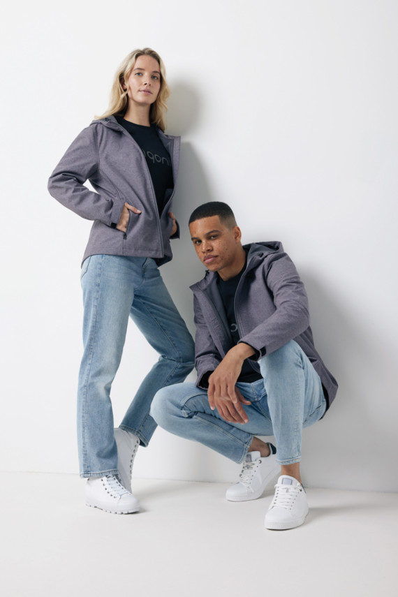 Pánská soft shell bunda IQONIQ Makalu z recykl. polyesteru