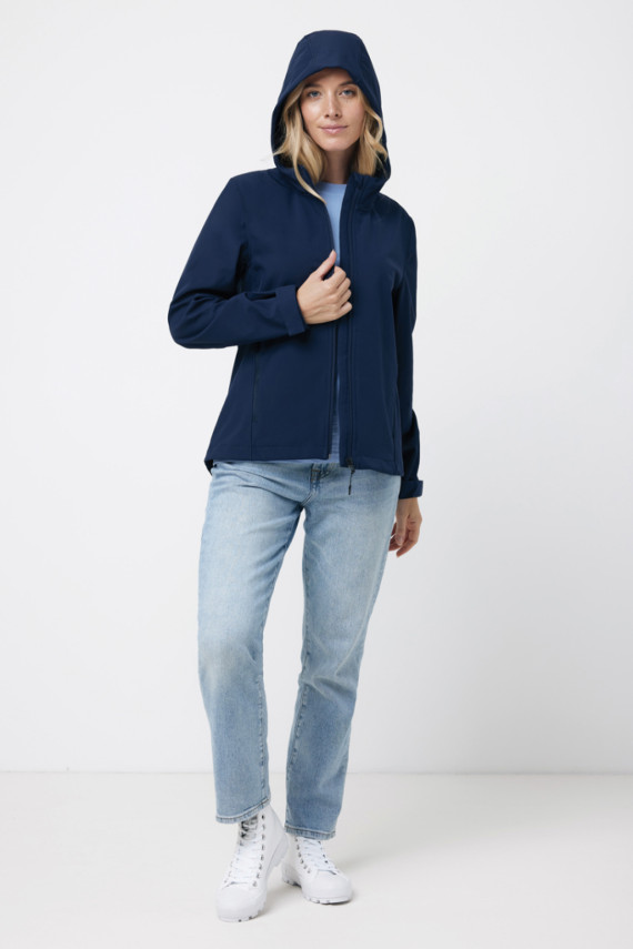 Dámská soft shell bunda IQONIQ Makalu z recykl. polyesteru