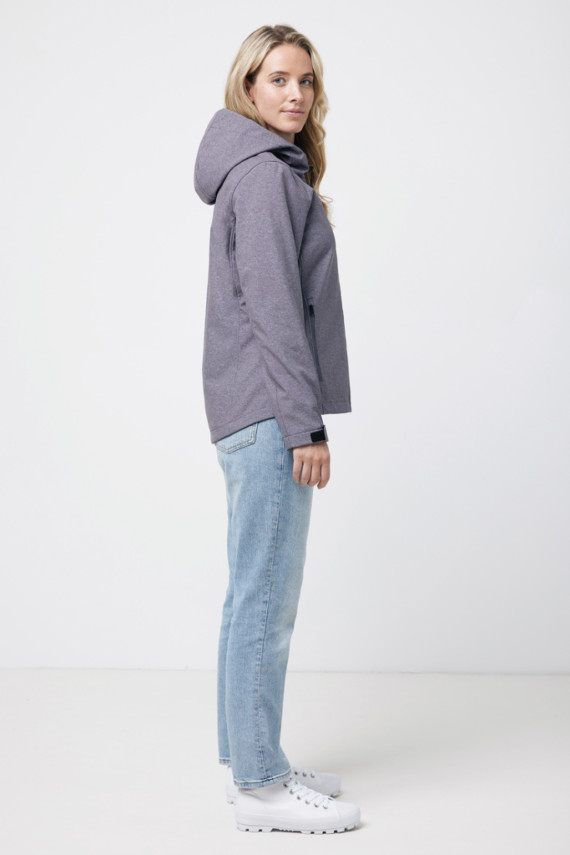 Dámská soft shell bunda IQONIQ Makalu z recykl. polyesteru