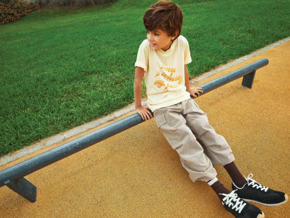 Dětské tričko IQONIQ Koli z recykl. bavlny