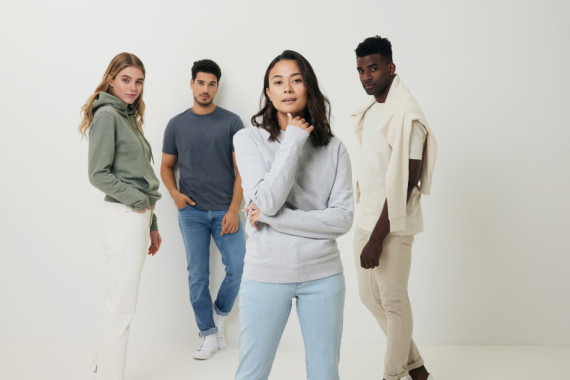 Nebarvené tričko IQONIQ Manuel z recykl. bavlny