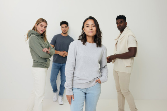 Nebarvené tričko IQONIQ Manuel z recykl. bavlny