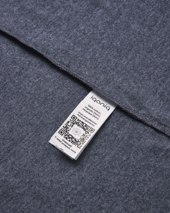 Nebarvené tričko IQONIQ Manuel z recykl. bavlny