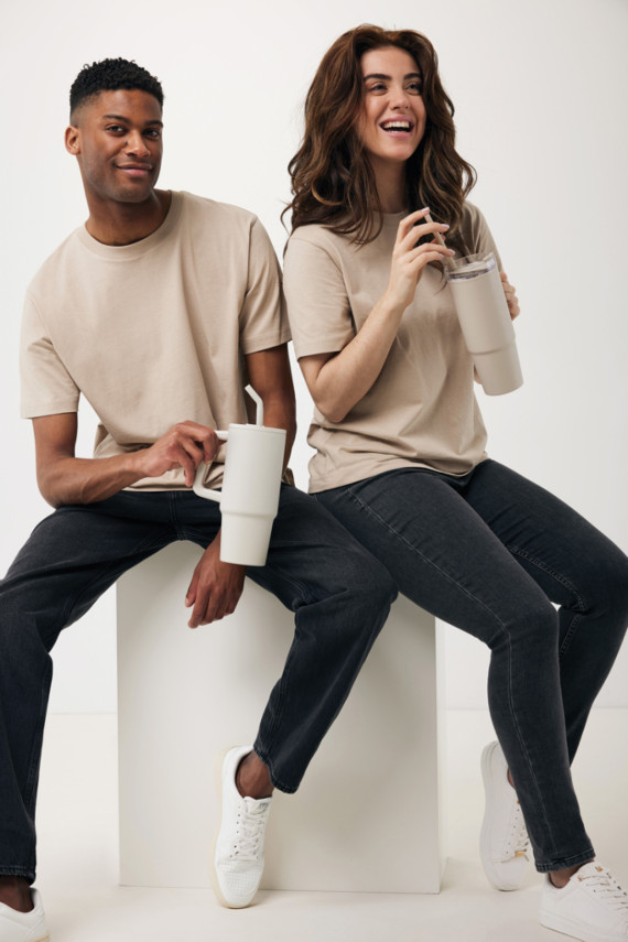 Tričko IQONIQ Kakadu relaxed fit z recykl. bavlny