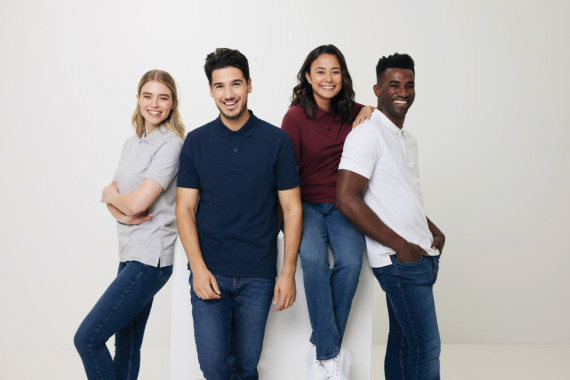 Polo tričko IQONIQ Yosemite z recykl. bavlny