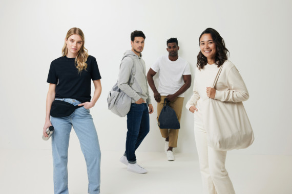 Nebarvená mikina IQONIQ Denali z recykl. bavlny