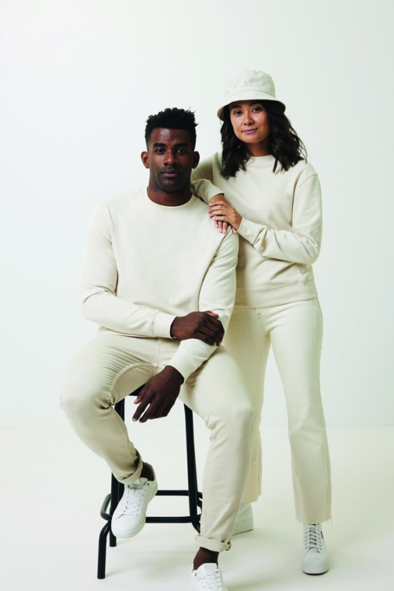 Nebarvená mikina IQONIQ Denali z recykl. bavlny