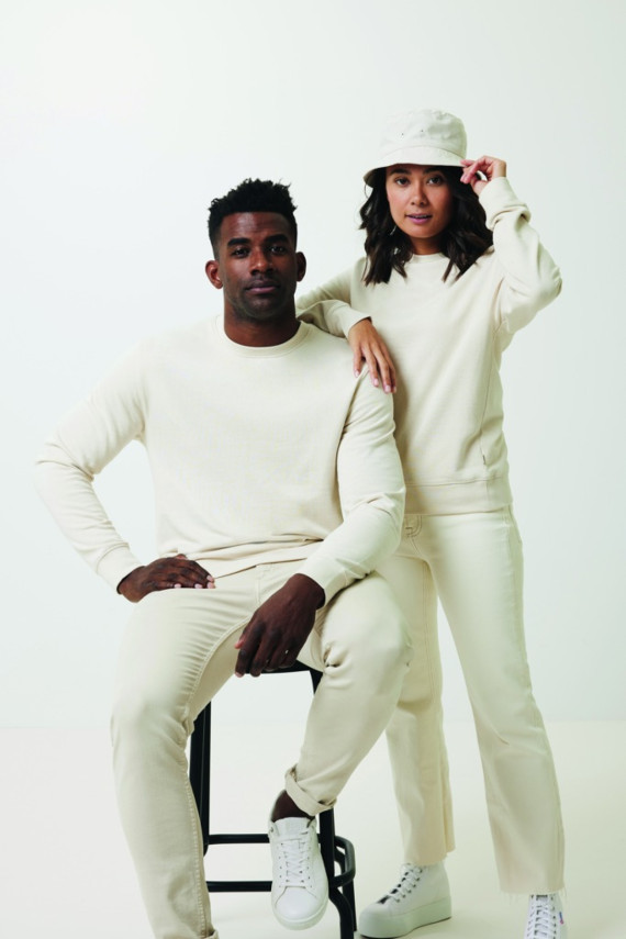 Nebarvená mikina IQONIQ Denali z recykl. bavlny