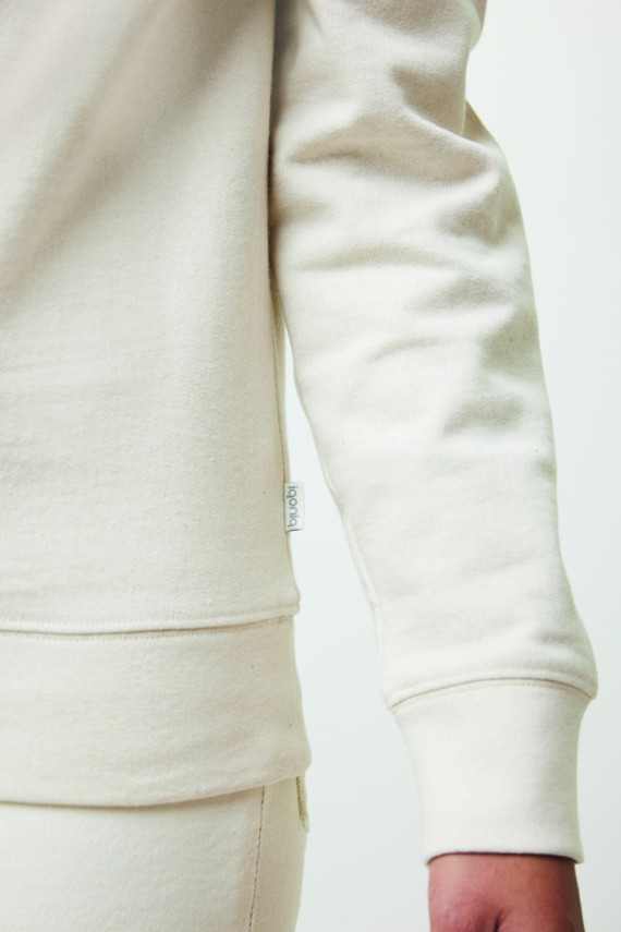 Nebarvená mikina IQONIQ Denali z recykl. bavlny