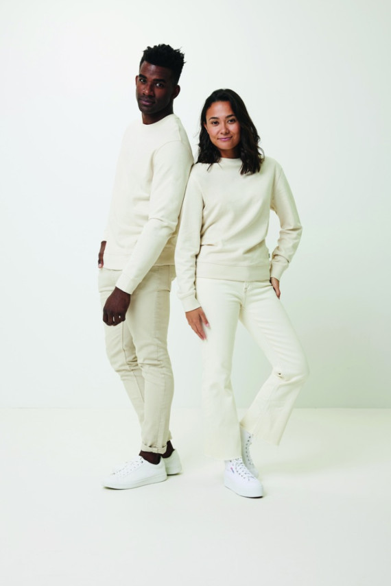 Nebarvená mikina IQONIQ Denali z recykl. bavlny