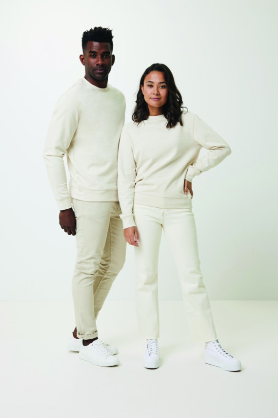 Nebarvená mikina IQONIQ Denali z recykl. bavlny