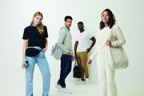 Nebarvená mikina IQONIQ Denali z recykl. bavlny