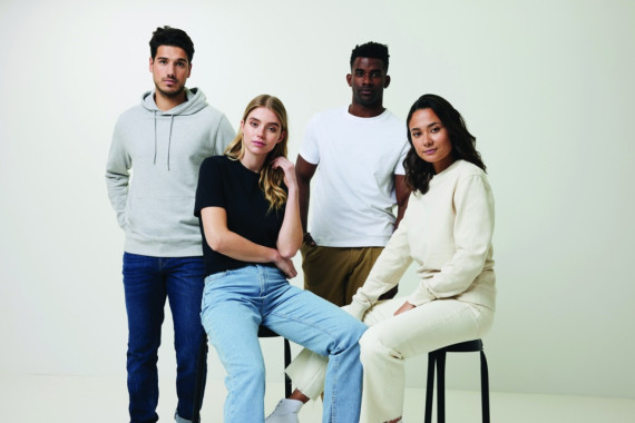 Nebarvená mikina IQONIQ Denali z recykl. bavlny