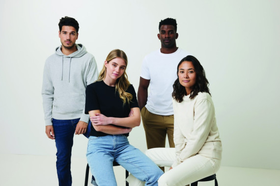 Nebarvená mikina IQONIQ Denali z recykl. bavlny