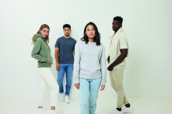 Nebarvená mikina IQONIQ Denali z recykl. bavlny