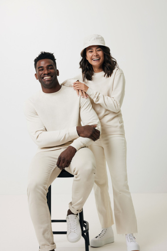 Nebarvená mikina IQONIQ Denali z recykl. bavlny