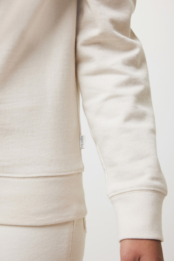 Nebarvená mikina IQONIQ Denali z recykl. bavlny