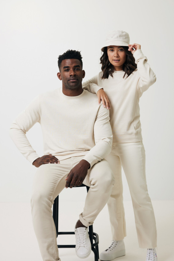 Nebarvená mikina IQONIQ Denali z recykl. bavlny