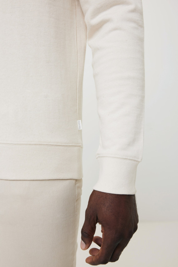 Nebarvená mikina IQONIQ Denali z recykl. bavlny