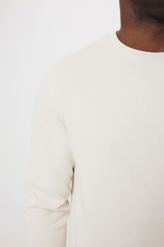 Nebarvená mikina IQONIQ Denali z recykl. bavlny