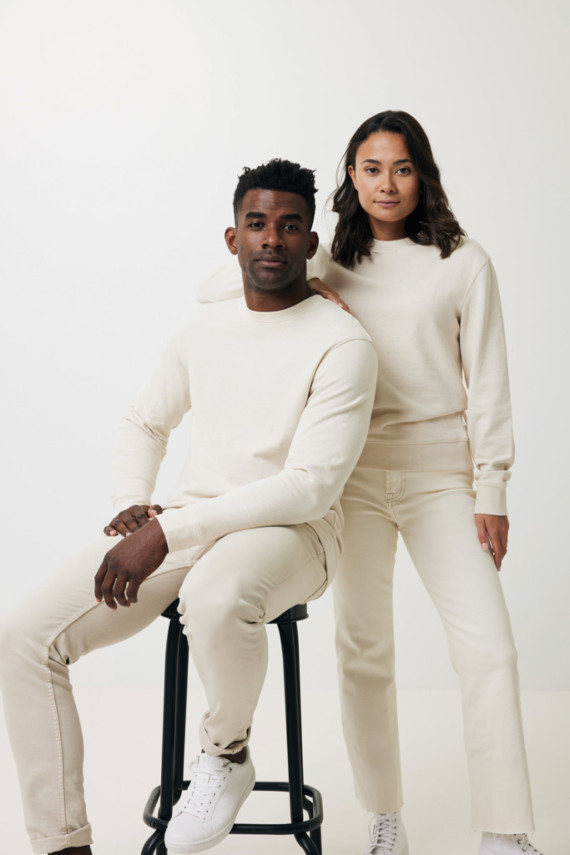 Nebarvená mikina IQONIQ Denali z recykl. bavlny