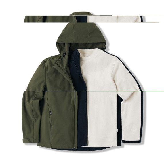 Nebarvená mikina IQONIQ Denali z recykl. bavlny