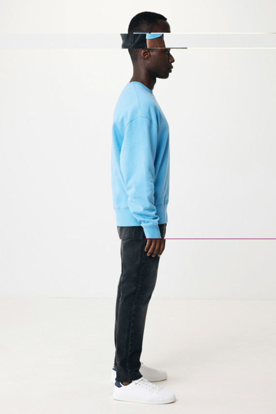 Mikina IQONIQ Kruger relaxed fit z recykl. bavlny