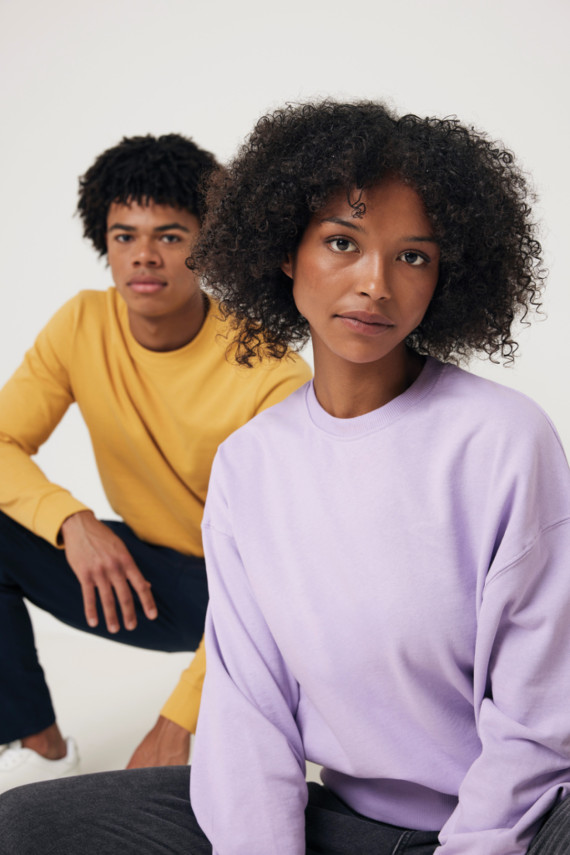 Mikina IQONIQ Kruger relaxed fit z recykl. bavlny