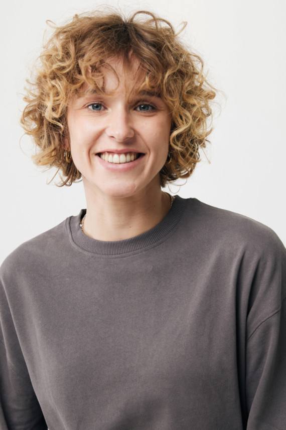 Mikina IQONIQ Kruger relaxed fit z recykl. bavlny