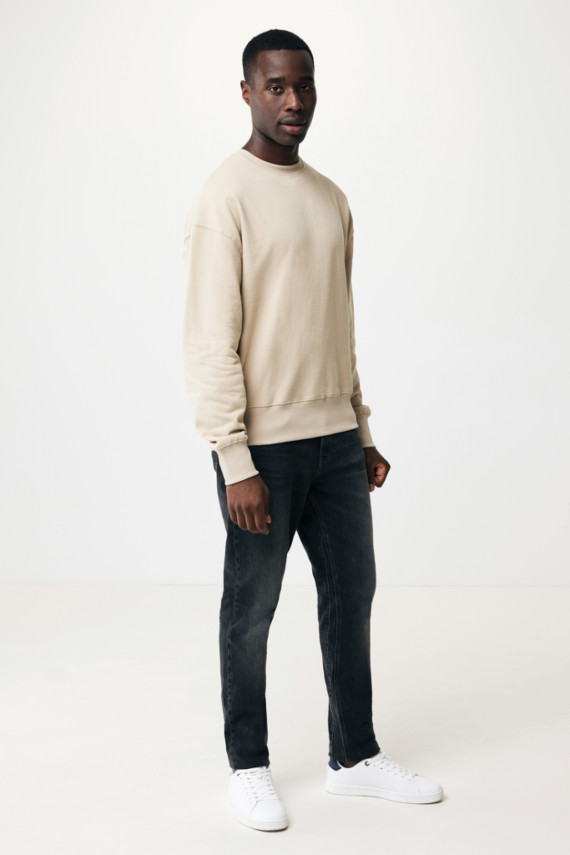 Mikina IQONIQ Kruger relaxed fit z recykl. bavlny