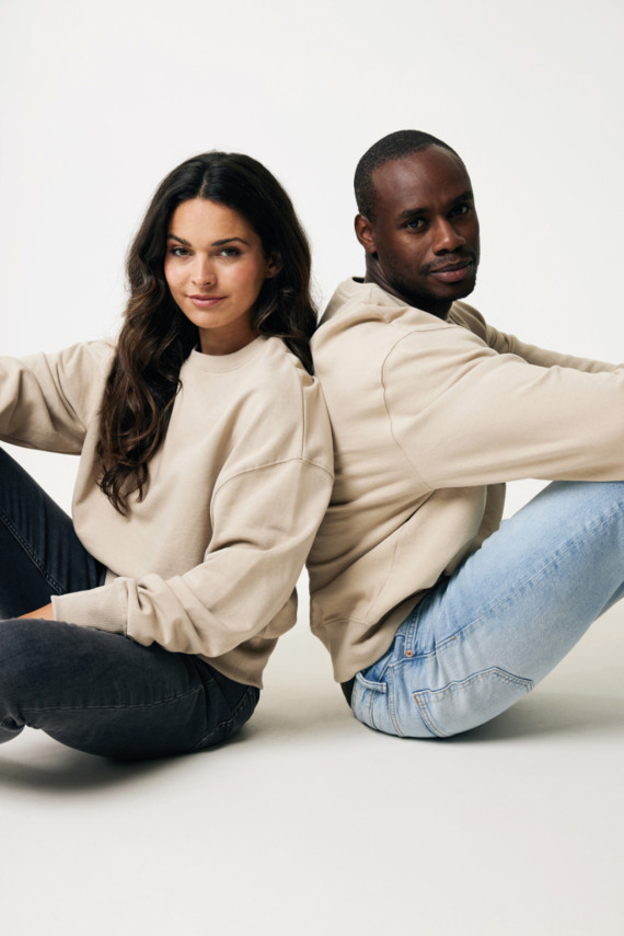 Mikina IQONIQ Kruger relaxed fit z recykl. bavlny