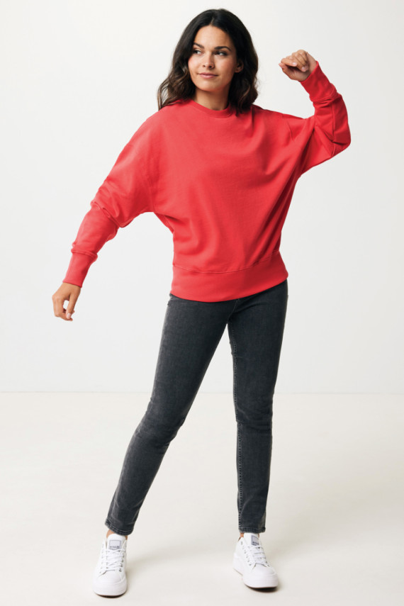 Mikina IQONIQ Kruger relaxed fit z recykl. bavlny