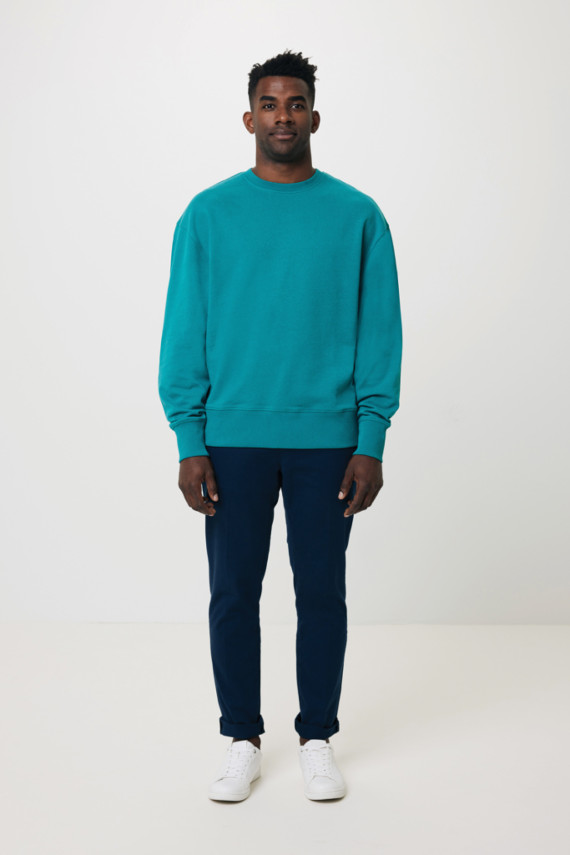 Mikina IQONIQ Kruger relaxed fit z recykl. bavlny