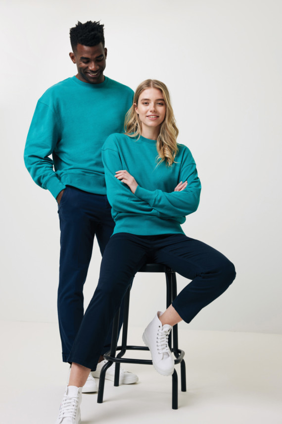 Mikina IQONIQ Kruger relaxed fit z recykl. bavlny