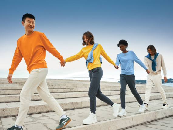 Lehká mikina IQONIQ Etosha z recykl. bavlny