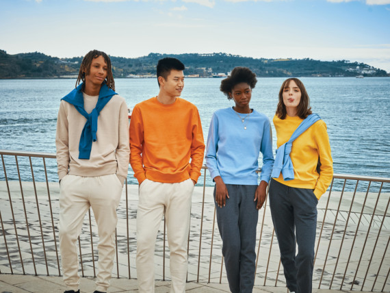 Lehká mikina IQONIQ Etosha z recykl. bavlny