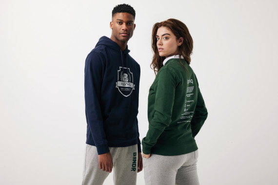 Mikina s kapucí IQONIQ Jasper z recykl. bavlny