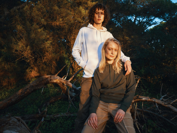 Mikina s kapucí IQONIQ Jasper z recykl. bavlny