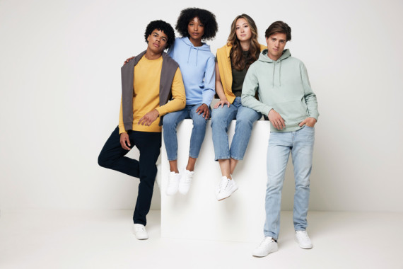 Mikina s kapucí IQONIQ Jasper z recykl. bavlny